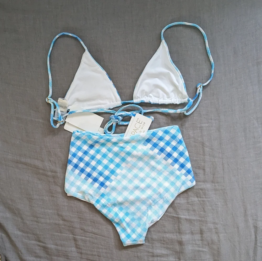 L*Space Brittany Bikini Top Portia Bottoms Picnic Plaid